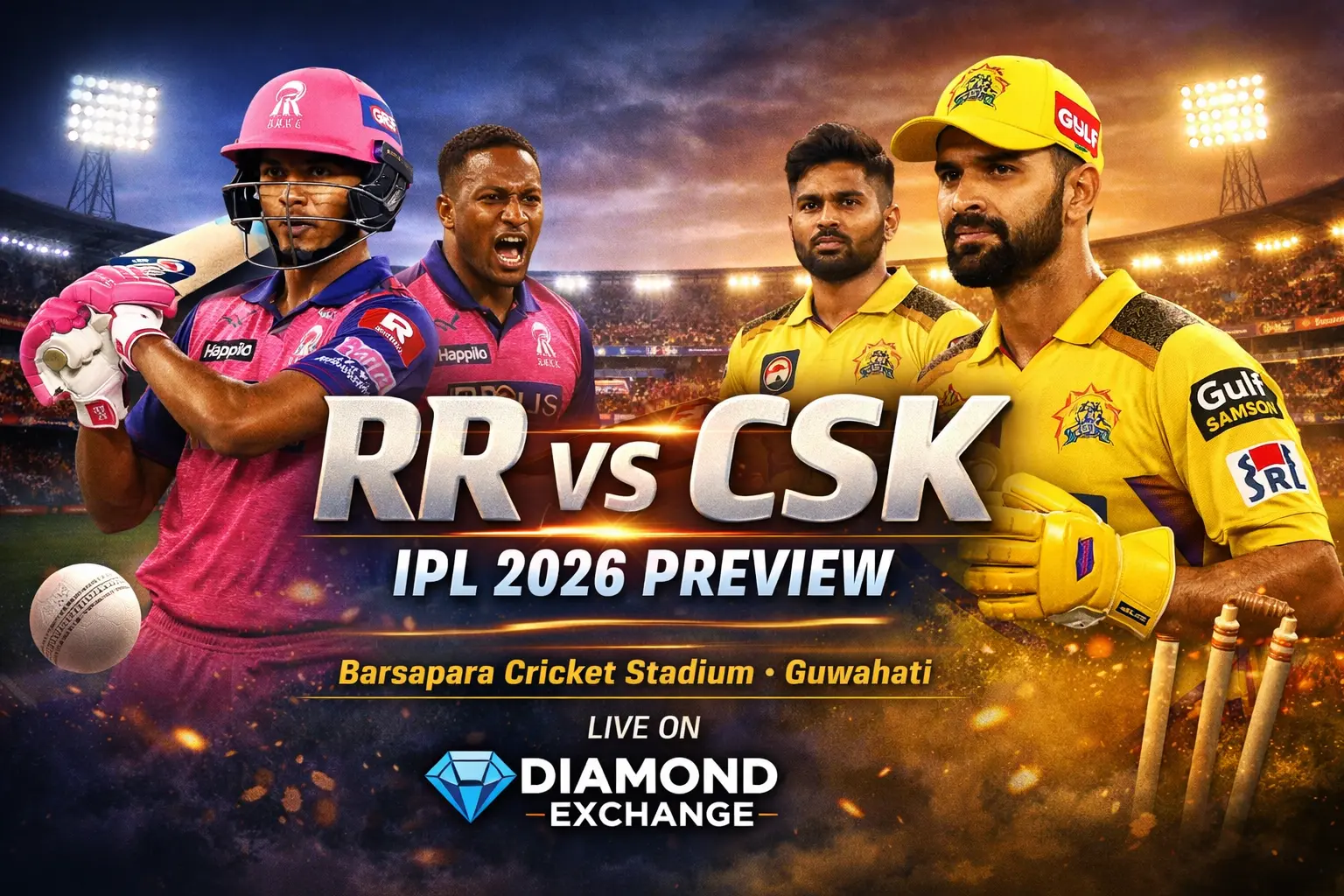 Can Two dead Empires Be resurrected in the same evening? — RR vs CSK, IPL 2026 3rd Match