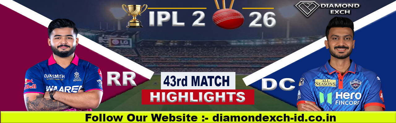 Five key factors determining RR vs DC tonight Match 43